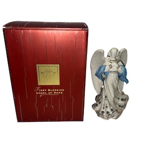 Vintage Lenox First Blessing Engel der Hoffnung Porzellanfigur 2003 mit Box