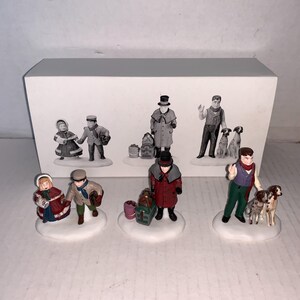 Dept 56 Heritage Village Vision of A Christmas Past Set of 3
