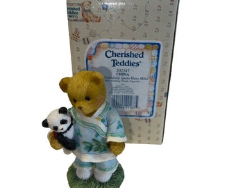 Enesco Cherished Teddies Lian China Our Friendship Spans Many