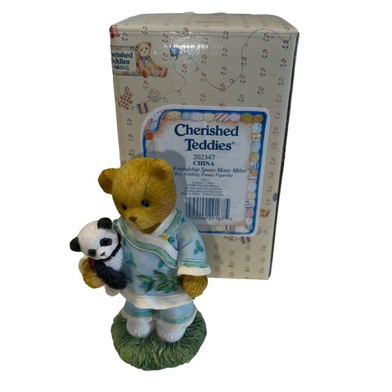 Enesco Cherished Teddies Lian China Our Friendship Spans Many