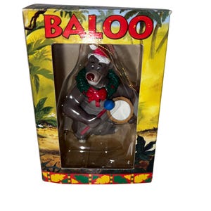 Walt Disney&#39;s The Jungle Book - Baloo Christmas Ornament First Issue #2623