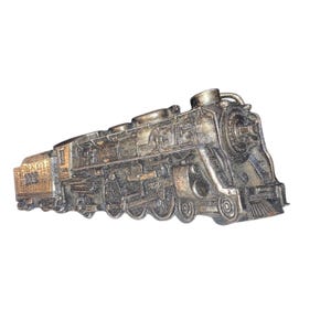 Bergamot Brass Works 1978 Train Engine Locomotive Belt Buckle NM #1002 (1152)
