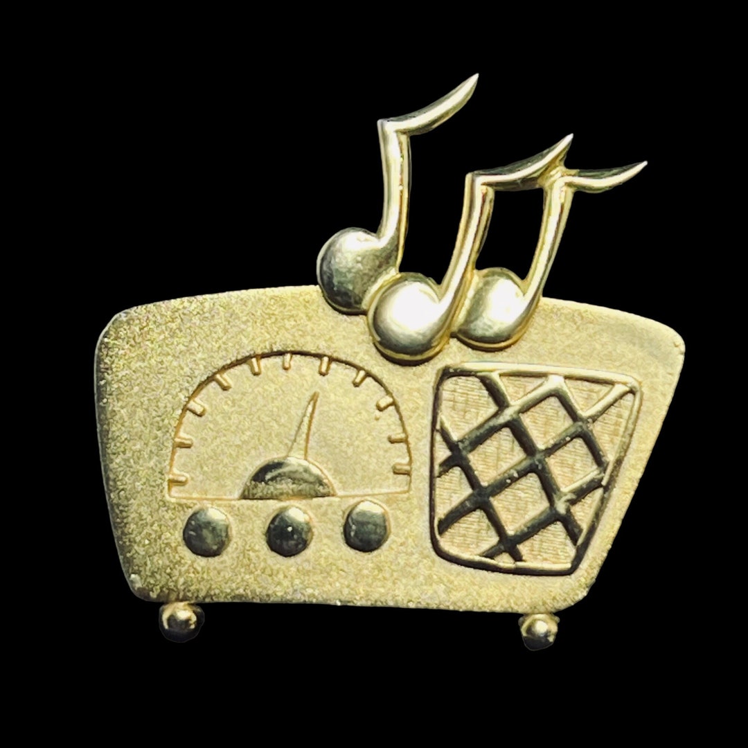 Broche Vintage Logo Station Radio Europa Plus - Années 80 - Occasion En Bon état