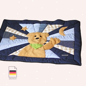 Schnittmuster Babydecke "Bär"