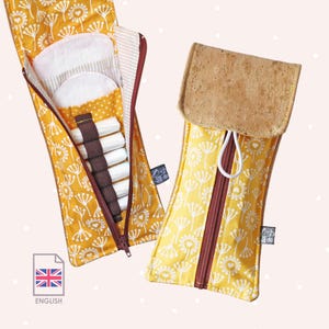 pattern Rosi pouch for panty liners and tampons