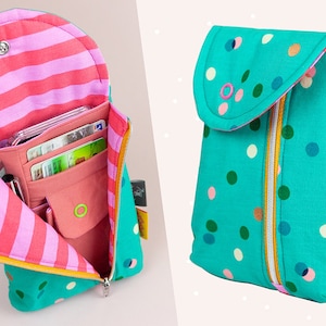 Handytasche "Smartkram" (Nähanleitung und Schnittmuster in 2 Größen) DEUTSCH
