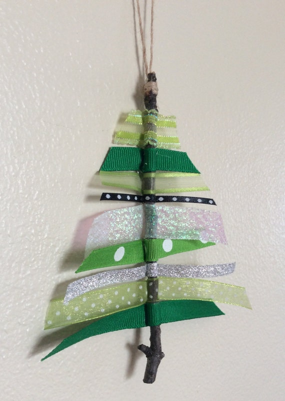 Buy Homemade Tree Ornament Ribbon Ornament Green Ribbon Tree Ornament  Christmas Tree Holiday Decoration Christmas Decoration Tree Ornament Online  in India 