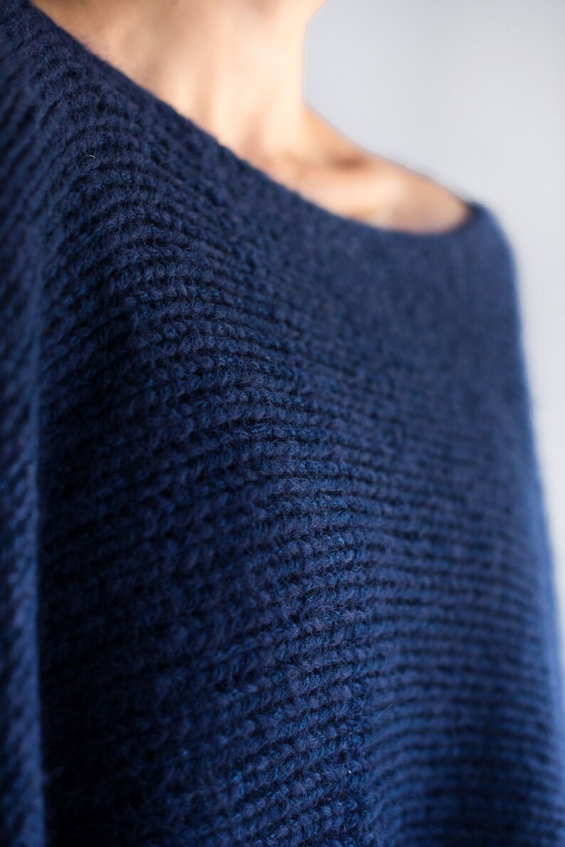 Poncho cape handmade in alpaca wool