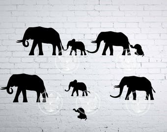 Download Elephant Family Svg Etsy