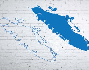 Vancouver Island Dxf Etsy