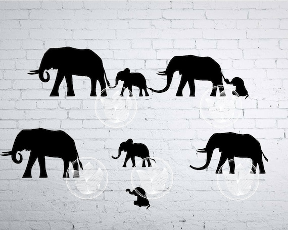 Free Free 158 Elephant Family Svg SVG PNG EPS DXF File