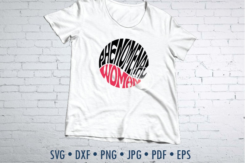 Download Phenomenal woman word art Svg Dxf Eps Png Jpg T-shirt | Etsy