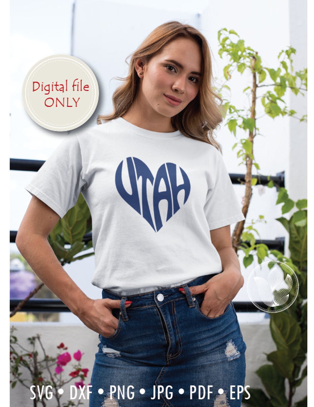 Utah Word Art Utah Svg Dxf Eps Png Jpg Utah Logo Design Etsy