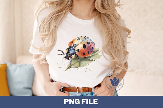 Ladybug Clipart, Lady Bug, Insect PNG, Sublimation Designs