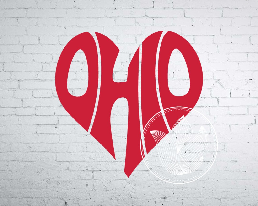 Ohio Word Art, Ohio Svg Dxf Eps Png Jpg, Ohio Logo Design, Ohio Word in