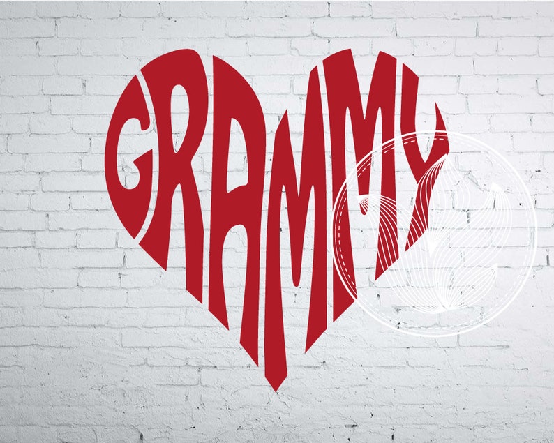 Grammy Word Art Grammy Svg Dxf Eps Png Jpg Logo Design | Etsy