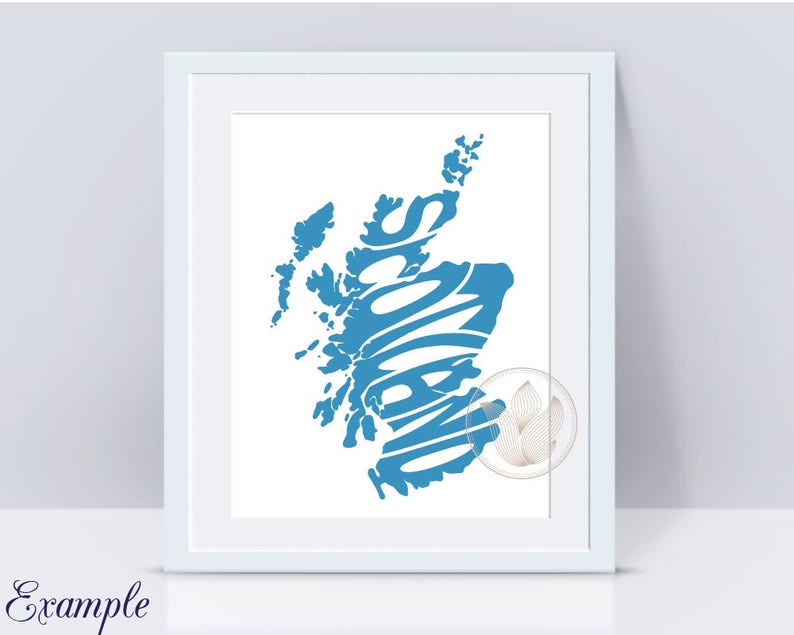 Scotland Word Art Scotland Svg Dxf Eps Png Jpg Scotland logo | Etsy