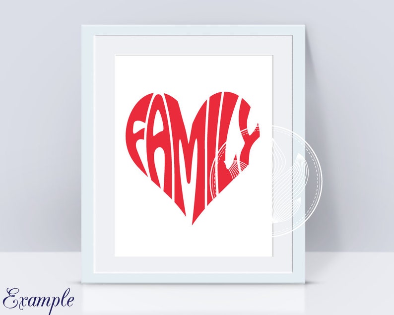 Download Family Word Art Family Svg Dxf Eps Png Jpg Family logo | Etsy