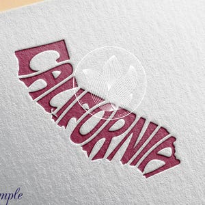 California decor California logo design California Word Art California word in heart shape California Svg Dxf Eps Png Jpg