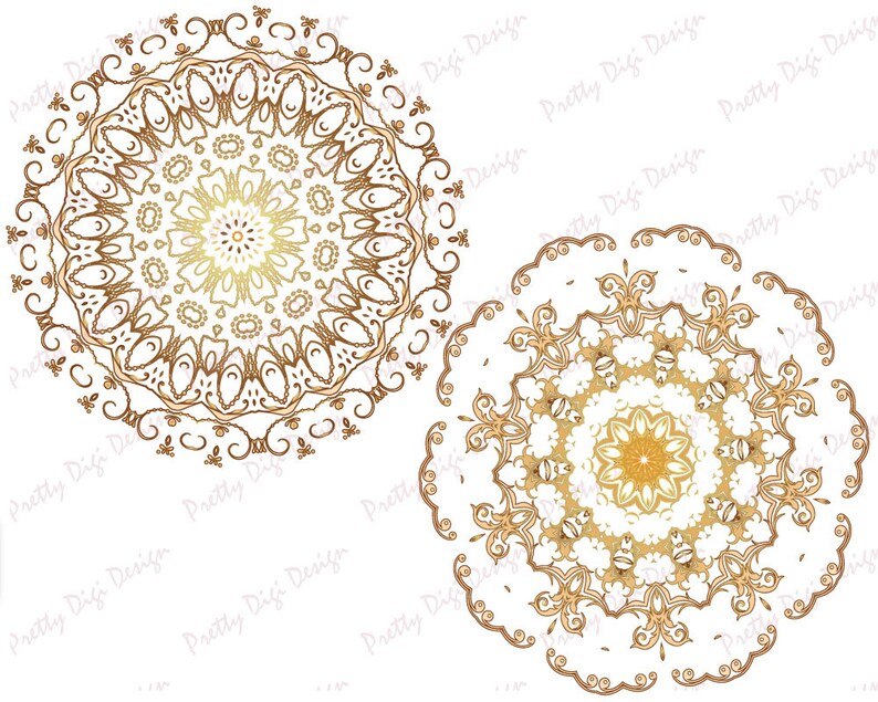 Download Wedding Mandala clipart Mandala Vector Mandala PNG Card | Etsy
