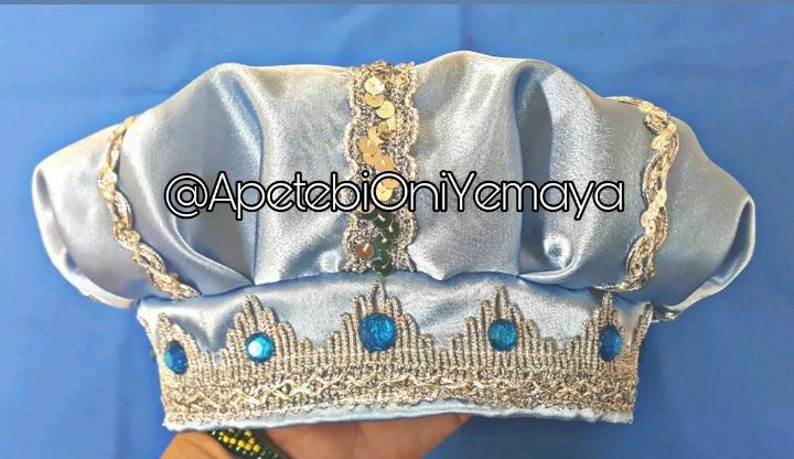 Gorro de Yemaya Hat Santeria Ifa Achaba Asesu Mayelewo