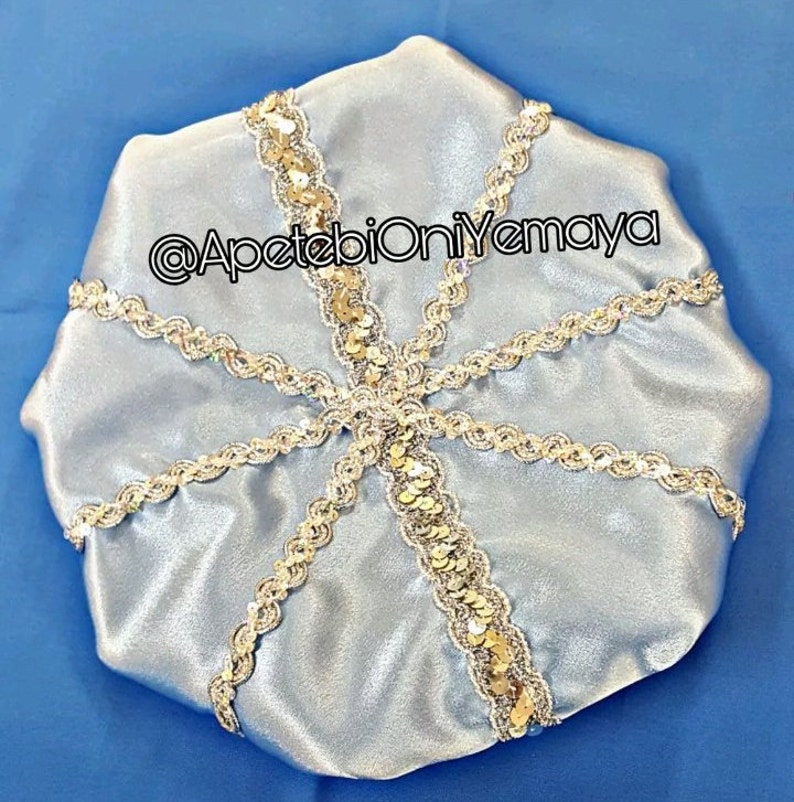 Gorro de Yemaya Hat Santeria Ifa Achaba Asesu Mayelewo