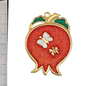 Christmas pomegranate 10-100 charms supplies Greek gouri Good luck charms wholesale Gold Red pomegranate charms New year charms supplies