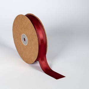 Satinbänder Grosgrain Burgund Rot Gouri Taufe Hochzeit 25mm 50m Weihnachten Neujahr Luxus Geschenke Paket Lieferungen