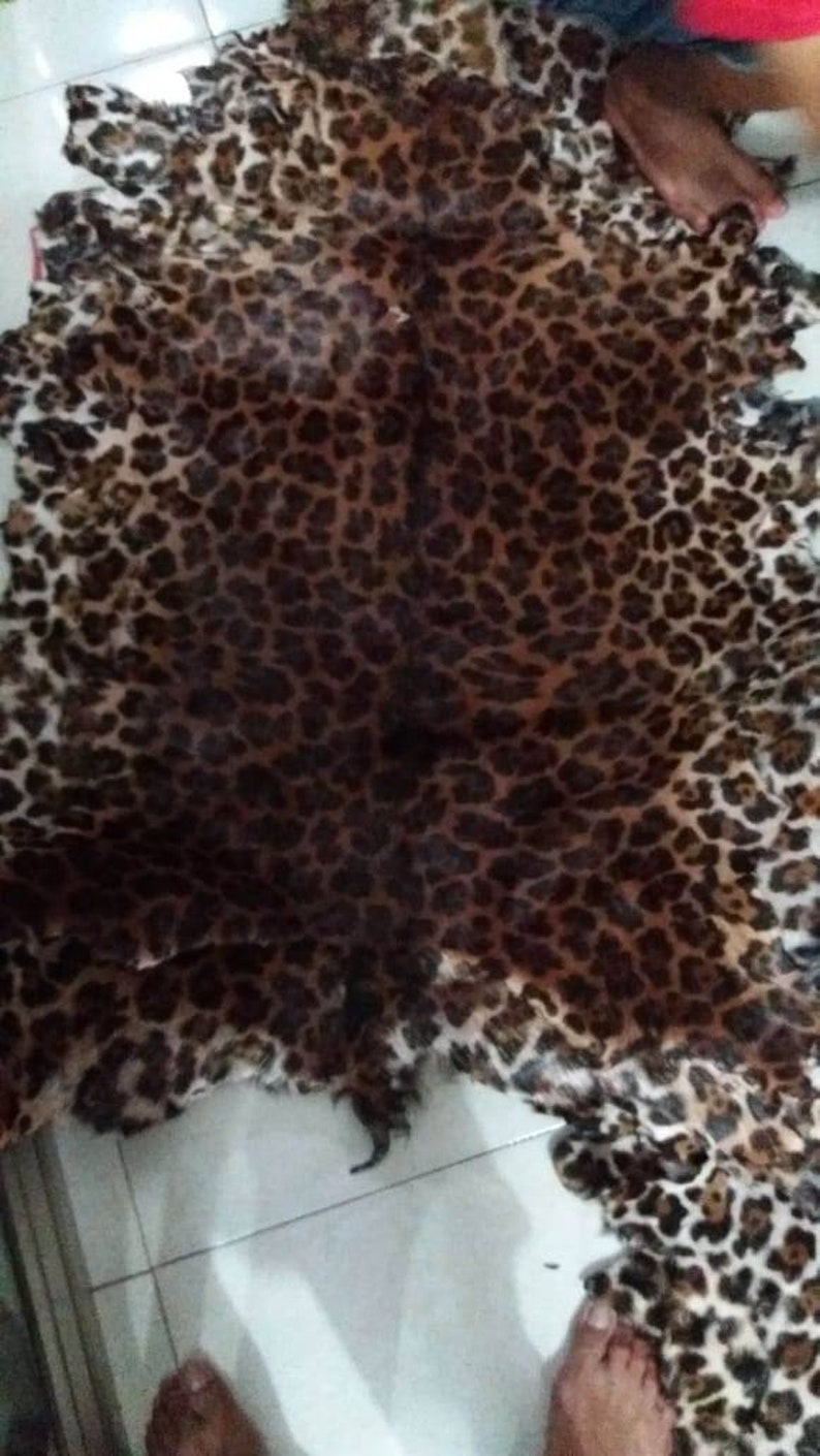 Leopard Rug Goat Skin Rug, Fur Pelt Animal Skin, Pelt ,floor Rug ,animal Rug Etsy