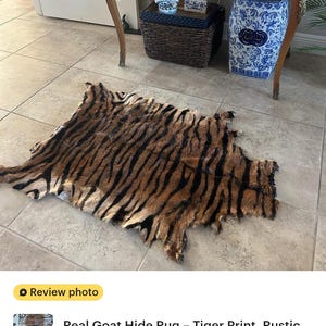 Tiger Skin Rug - Etsy