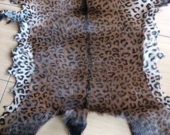 Cheetah Rug Goat Skin  Rug, Fur Pelt  Animal Skin, Pelt ,floor Rug ,Animal Rug