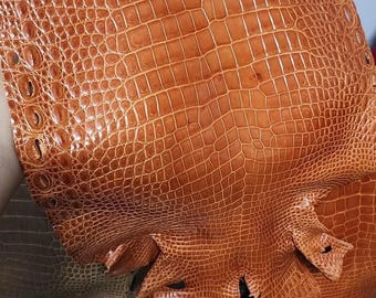 Luxury Alligator Hide – Authentic Exotic Leather for Designer Bags, Wallets, Boots & Fashion Crafting