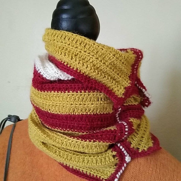 Col snood écharpe tube pure laine alpaga fine souple jaune rouge blanc hiver automne femme enfant douce chaud léger taille médium