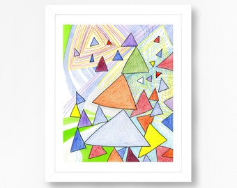 geometric design art print