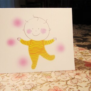 Baby blank note card image 3