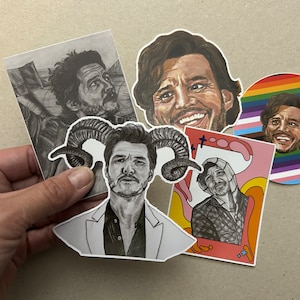 Pedro Pascal sticker pack