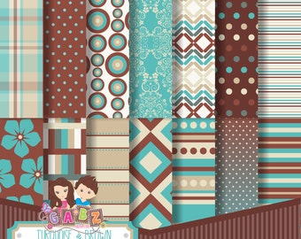 Gabz Background Party Theme Chevron Damask Digital Papers Minnie Mouse Vintage Patterns Decorative