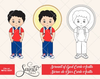 Blessed Carlo Acutis, Beato Carlo Acutis, Blessed, Saint Clipart, Catechesis, Santos, Saints Collection, Gabz