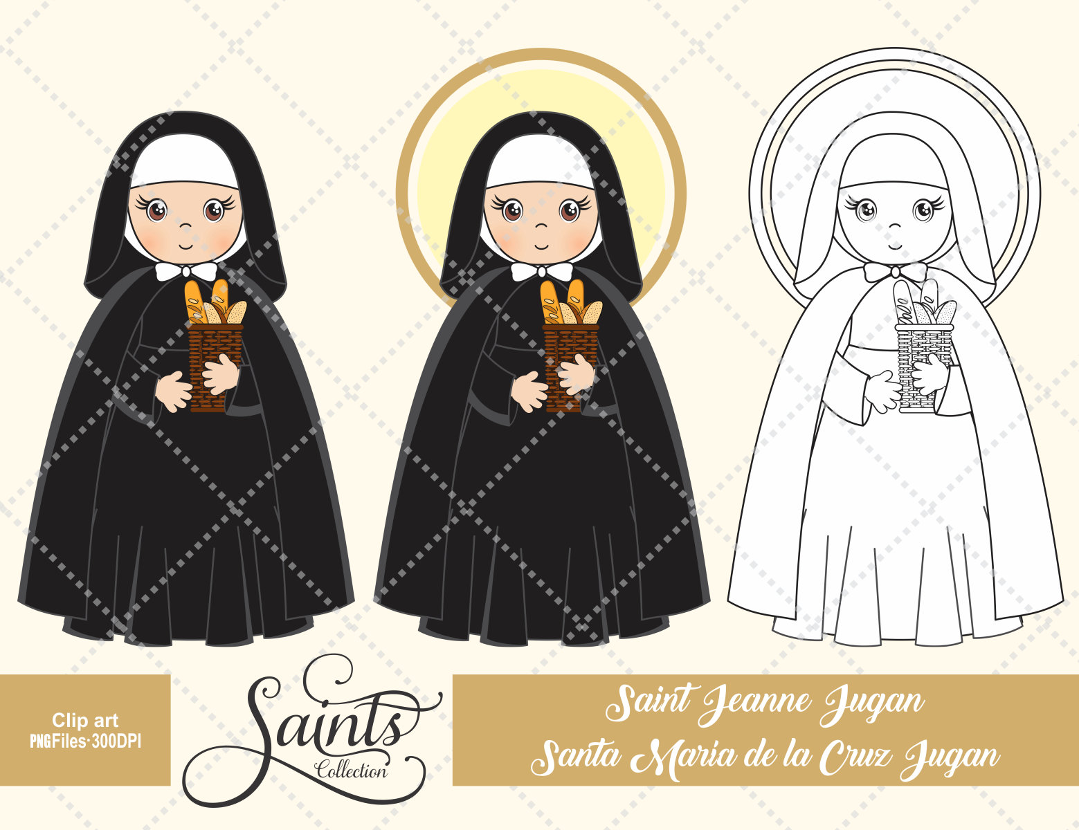 Saint Jeanne Jugan Santa Maria de la Cruz Jugan Catholic Etsy