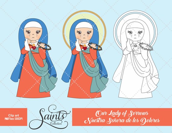 Our Lady of Sorrows Nuestra Señora de los Dolores Catholic | Etsy