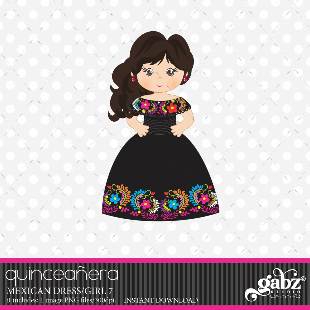 Mexican Woman Clipart