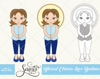 Selige Chiara Luce Badano, katholische Heilige, Kommunion, Heilige Clipart, Katechese, Heilige Sammlung, Gabz
