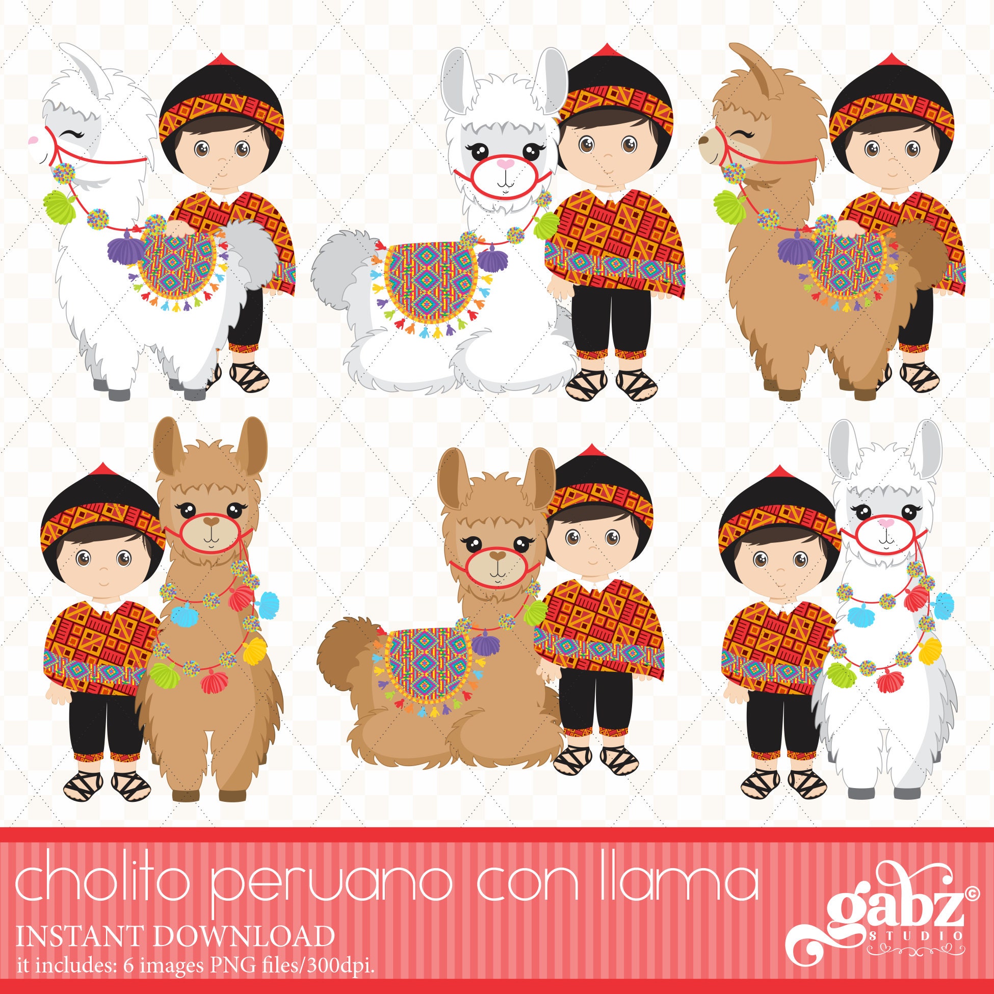 Cholito Peruano, Peruvian Birthday, Peru Tradition, Kids, Peruvian Boy, Llama, Peruvian Party, Peru, Clipart, Gabz