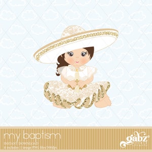 Meine Taufe, kleines Mädchen, Baby Girl, Charra, Taufe, Clipart, Baby Girl, Gabz