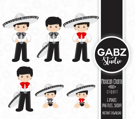 mexican charro baby charro black color mexican folklore etsy etsy