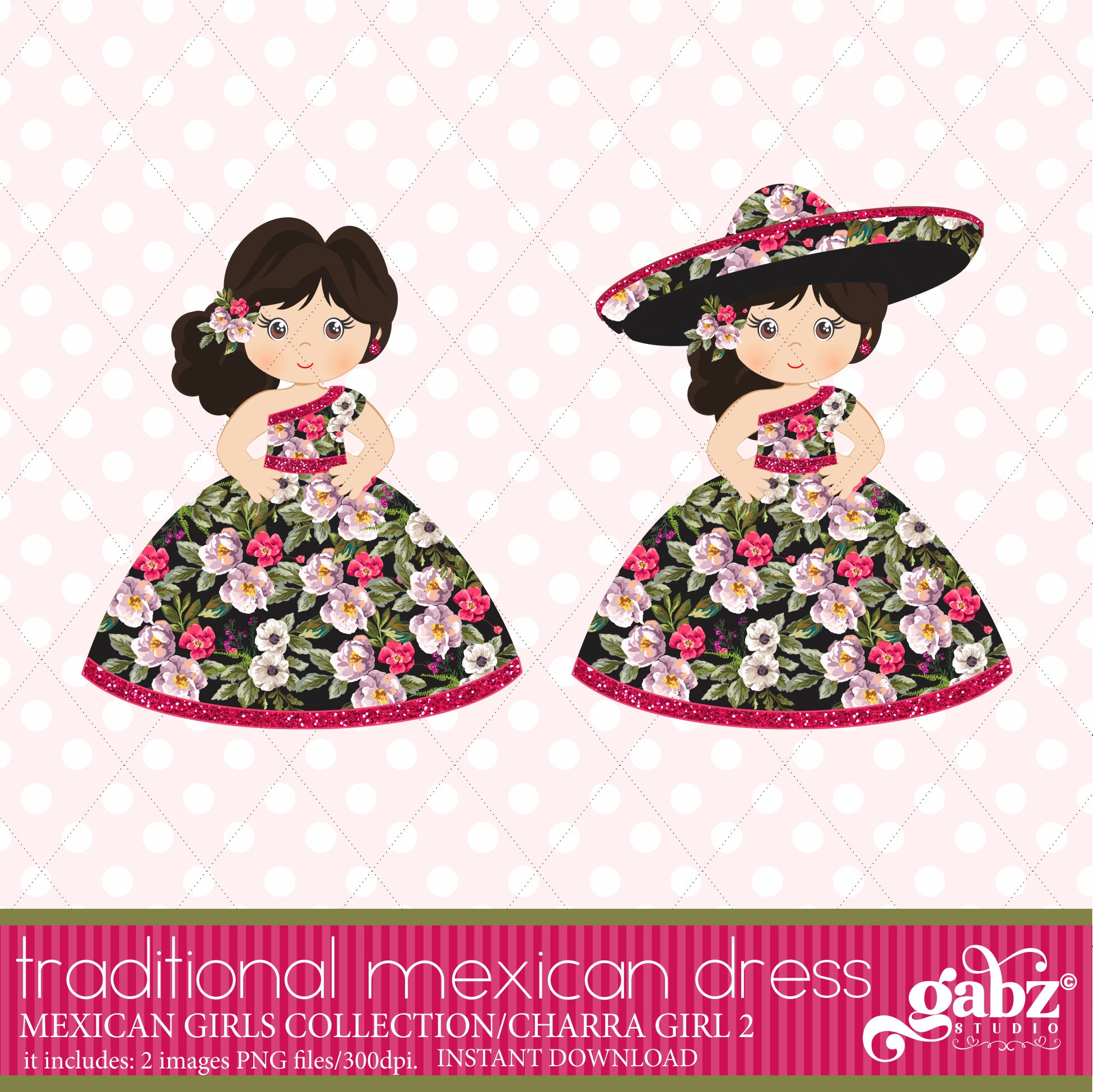 Como Poner Imagenes Png En Indesign Mexican Girl Fifteen Party Sweet Sixteen Clipart Birthday - Etsy