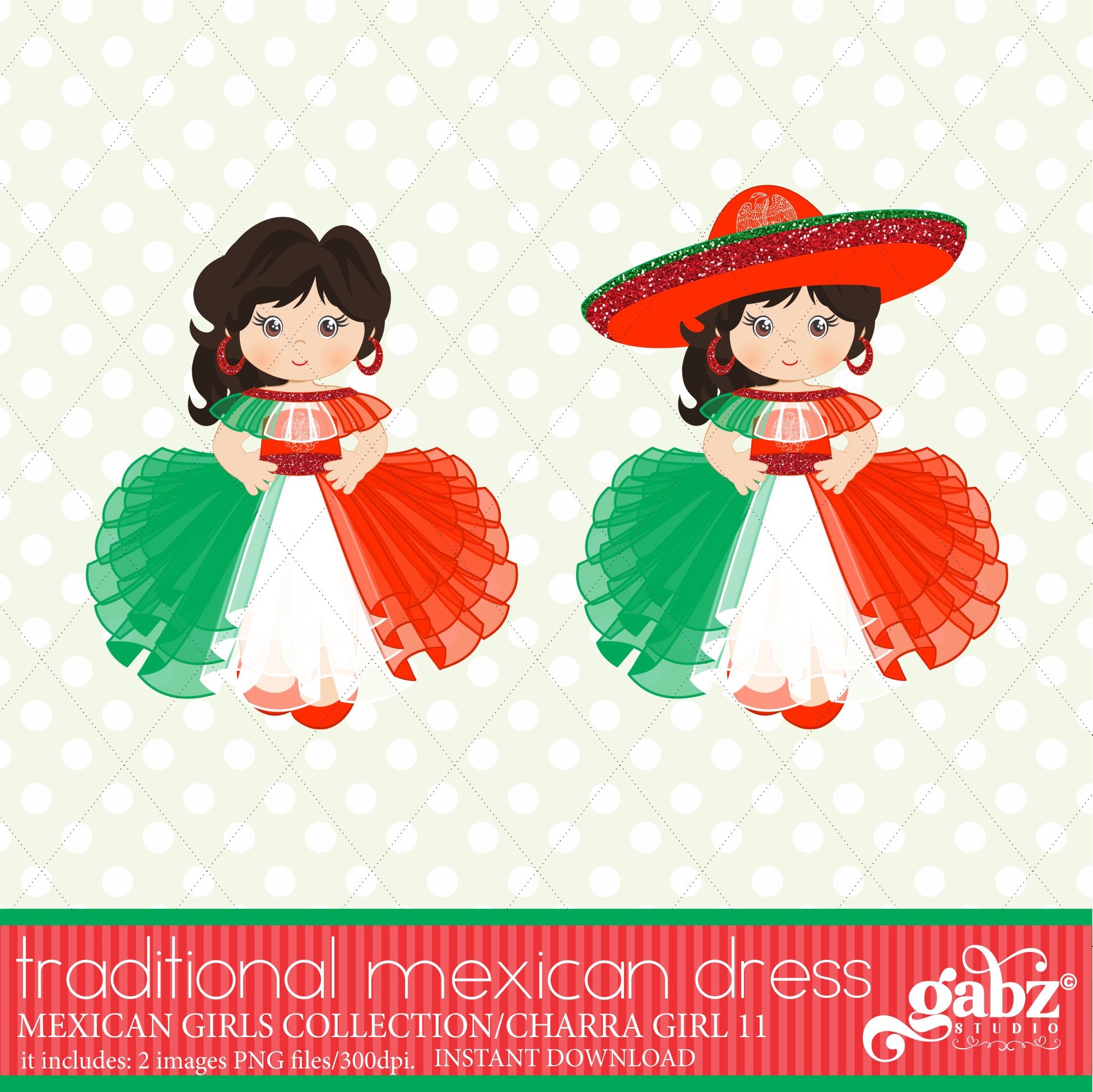 Mexican Woman Clipart