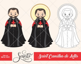 San Camillo de Lellis, Santo cattolico, Comunione, Clipart di santi, Catechesi, Santo, Collezione di santi, Gabz
