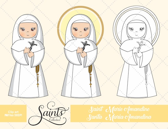 Saint Marie Amandine Santa Maria Amandina Catholic Saint | Etsy