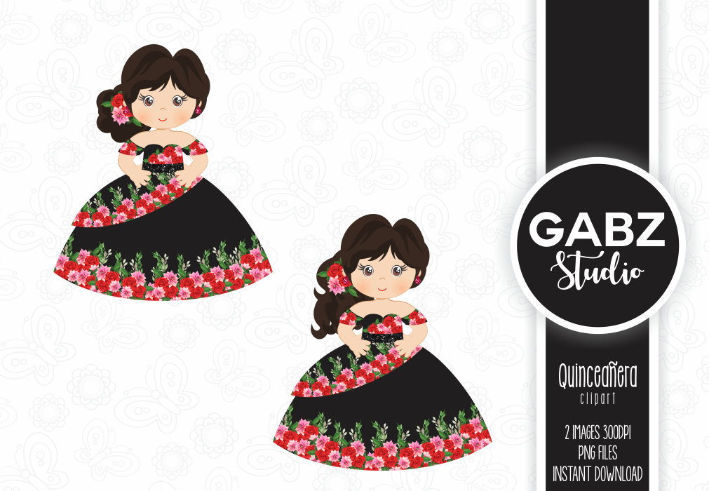 Quinceañera Mexican Dress Fifteen Party 